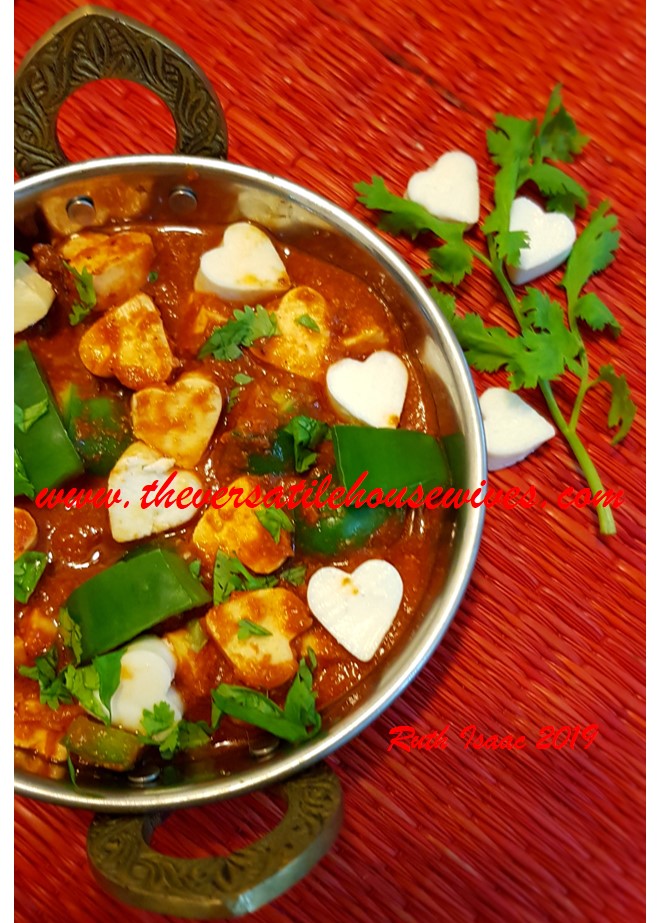 Easy Tomato Paneer For Valentine's Day Easy Tomato Paneer For Valentine's Day