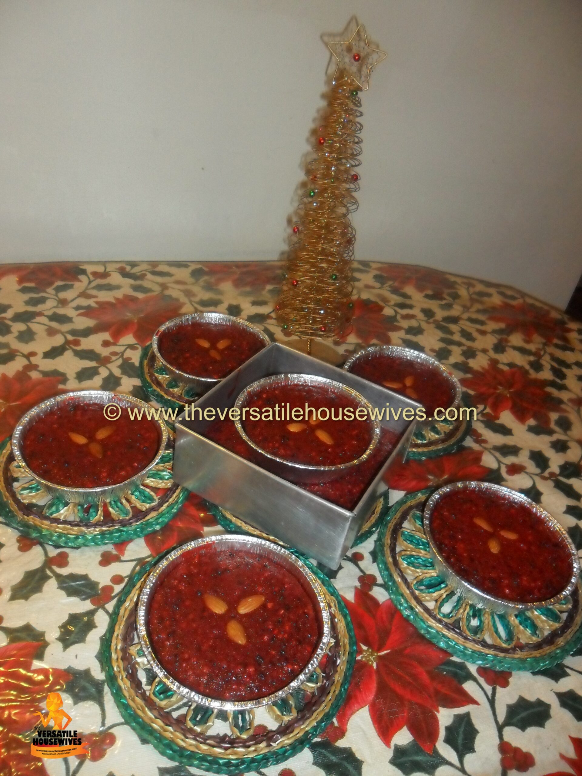 Red Velvet Fruit Cake