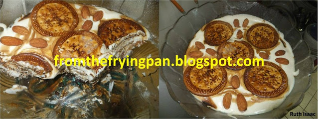 Tiramisu With Marie Biscuits / Eggless Tiramisu