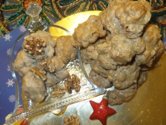 The Fifth Recipe For Christmas- Walnut Coffee Macaroons