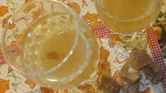 The Fourth Recipe For Christmas/ Homemade Ginger Liqueur