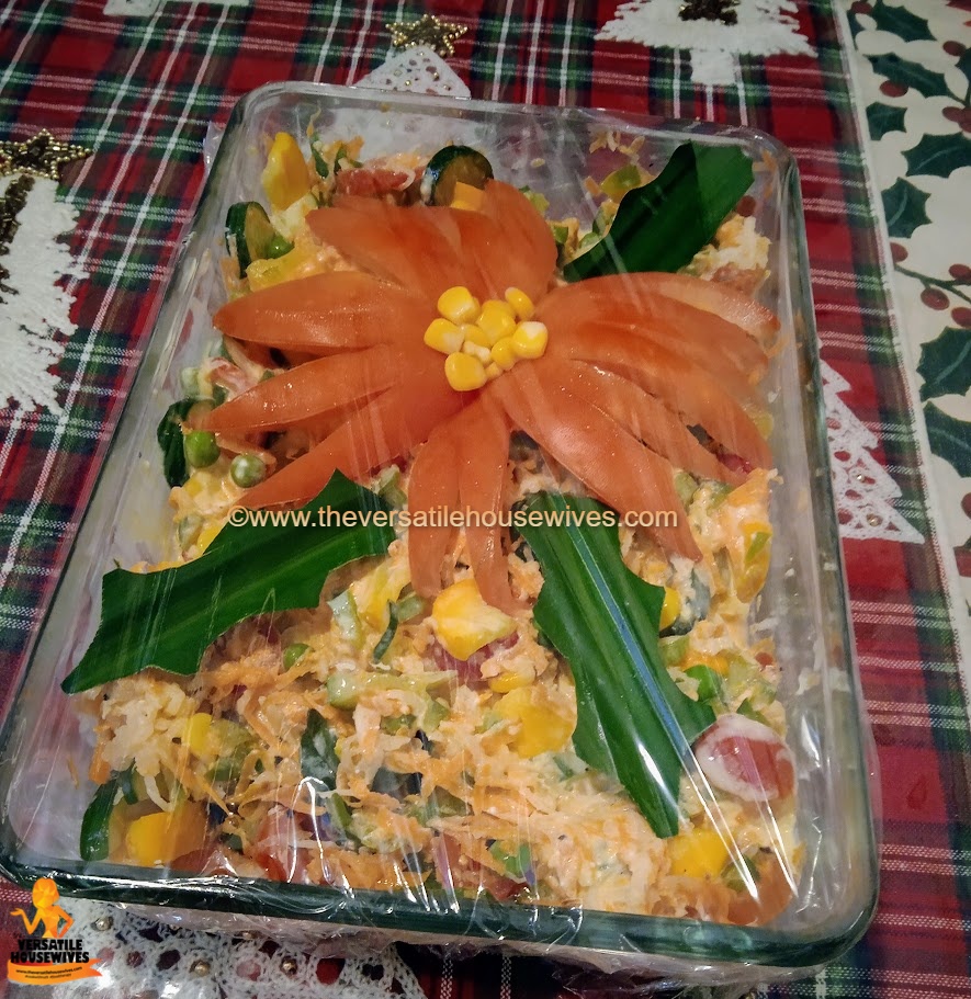 Christmas Poinsettia Salad