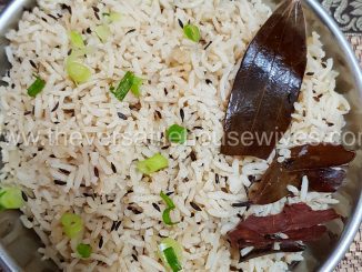 Spiced Jeera Pulav/ Easy Cumin Seed Rice