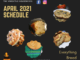 April 2021 Schedule