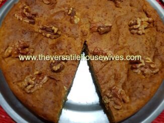 Easy Sweet Potato Cake/ Cake In A Mixer