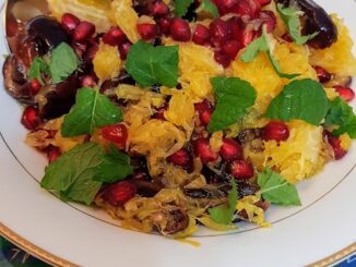 The Wise Woman’s Pomegranate Orange Salat