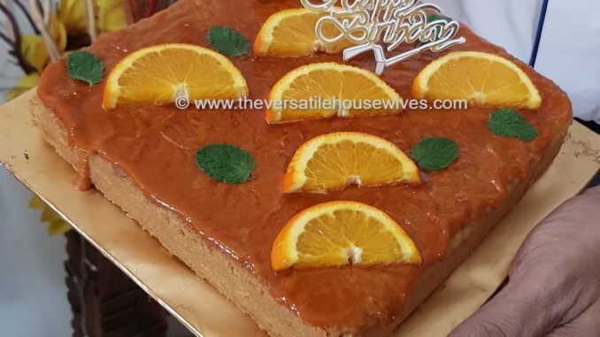 Salted Orange Birthday Brownies