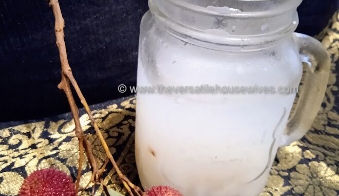 Lychee Coconut Water Mocktail