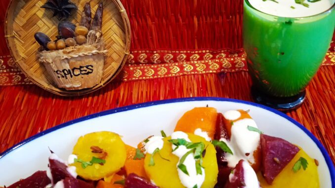 Mixed Vegetables With Cashew Cream
