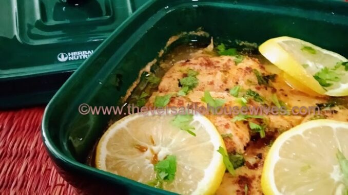 Baked Aloe Vera Fish