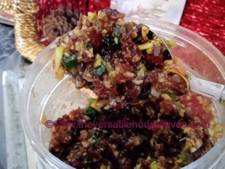 Christmas Fruit Mince- Quick And Easy