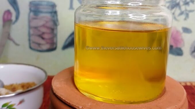 Homemade Ghee from Cream
