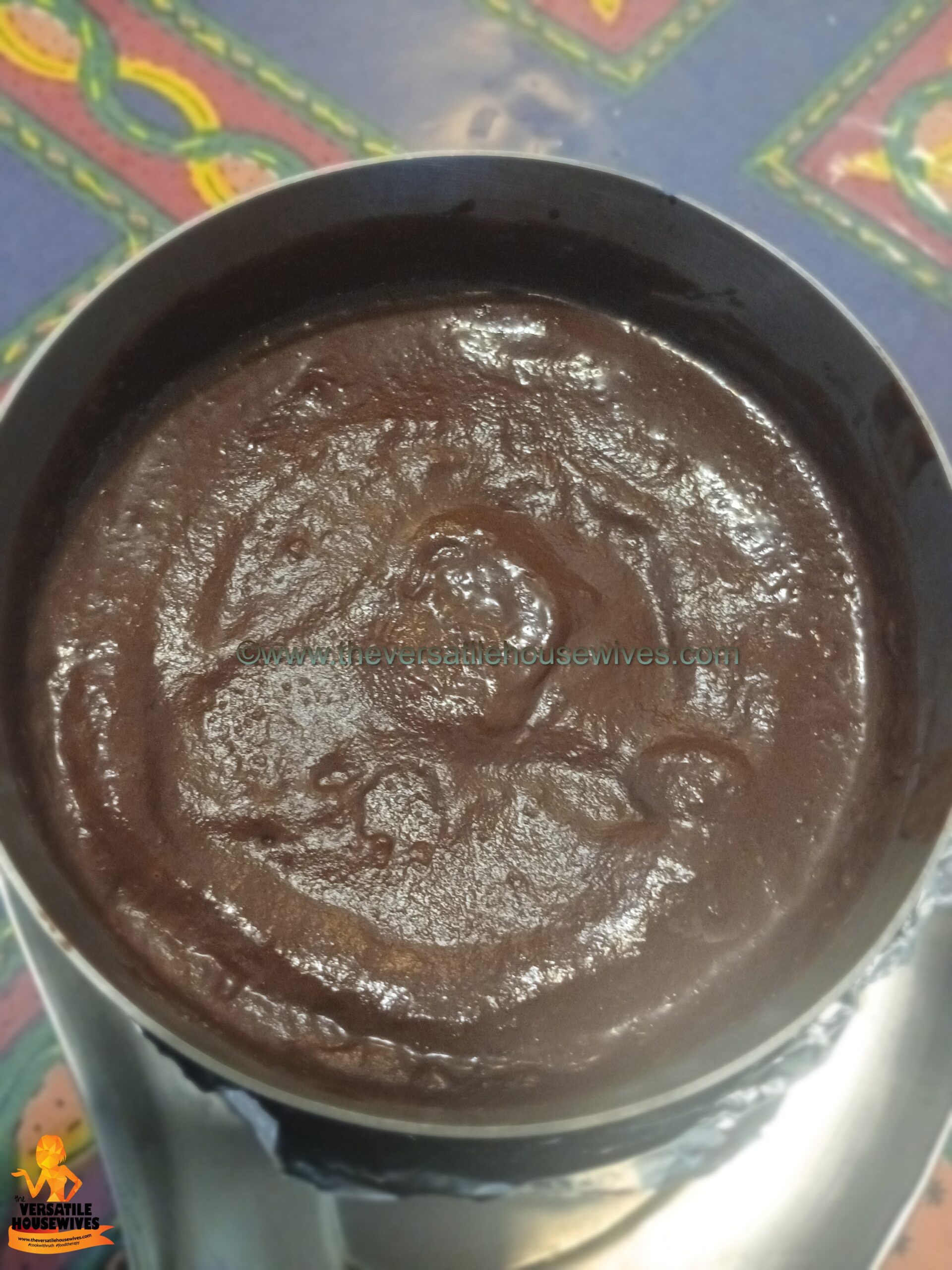 Green apples and dark chocolate ingredients for mousse cake