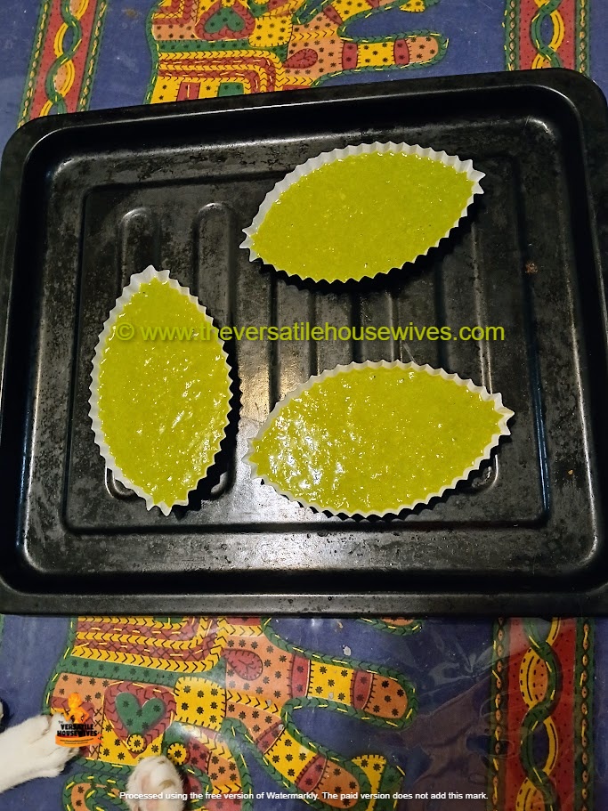 Pandan Coconut Cake