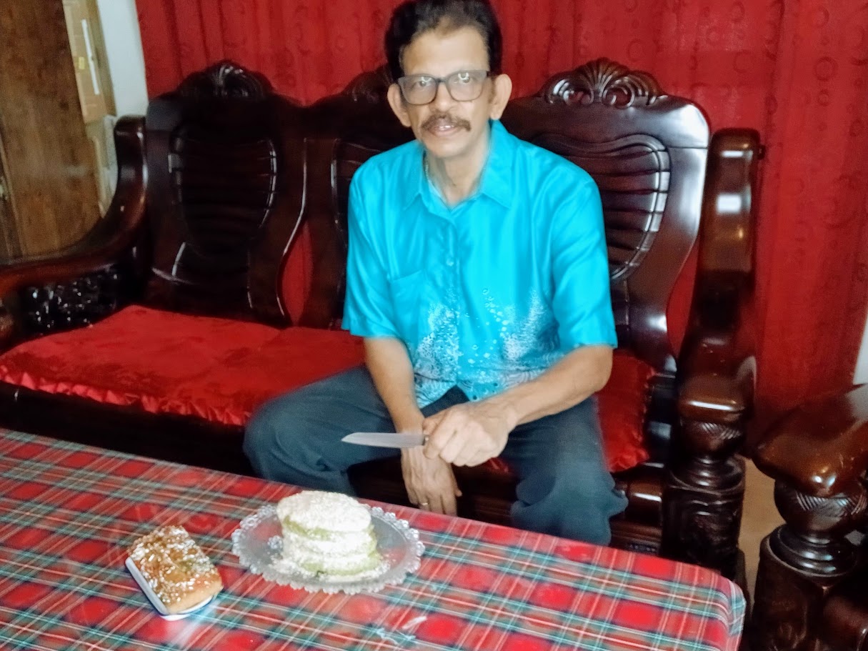 Pandan Coconut Cake