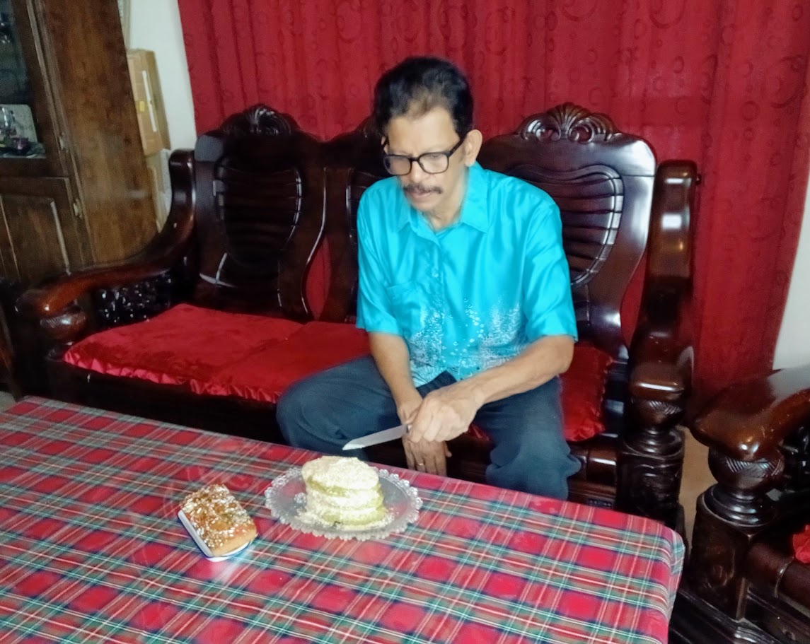 Pandan Coconut Cake