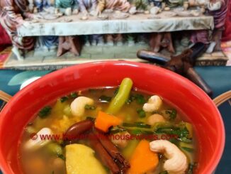 Mild Indian Good Friday Vegetable Soup