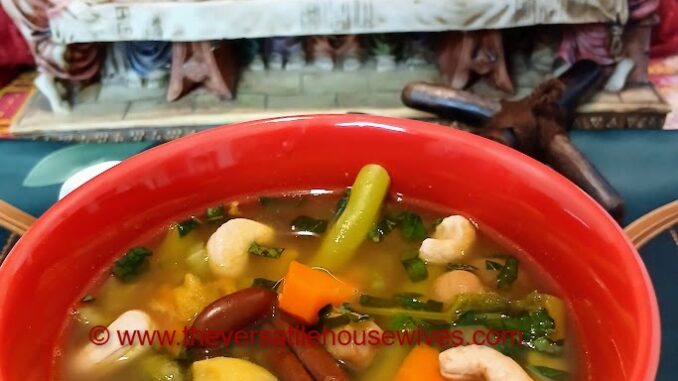 Mild Indian Good Friday Vegetable Soup