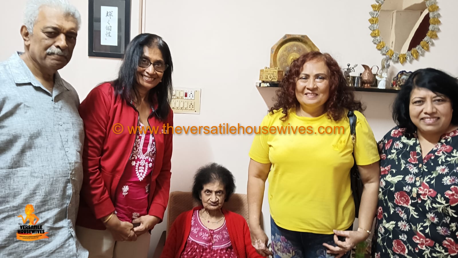 With Aunty Lisa